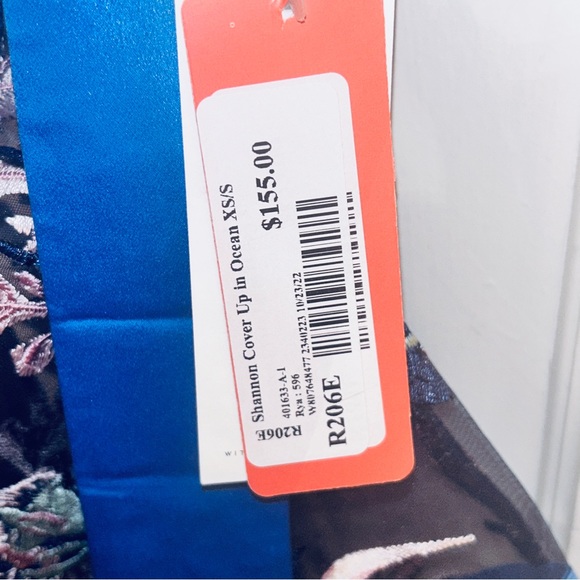 - Rya Shannon Cover Up in Ocean Size XS/S NWT - Picture 7 of 9